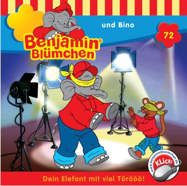Cover-Art für eine Kinder-CD mit Cartoon-Elefanten und Maus-Charakteren.