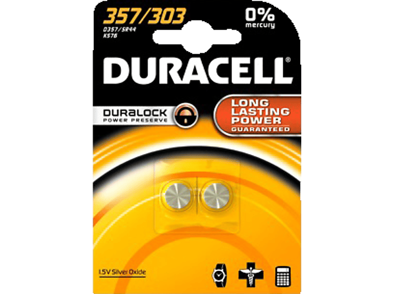 DURACELL 357/303-batterij