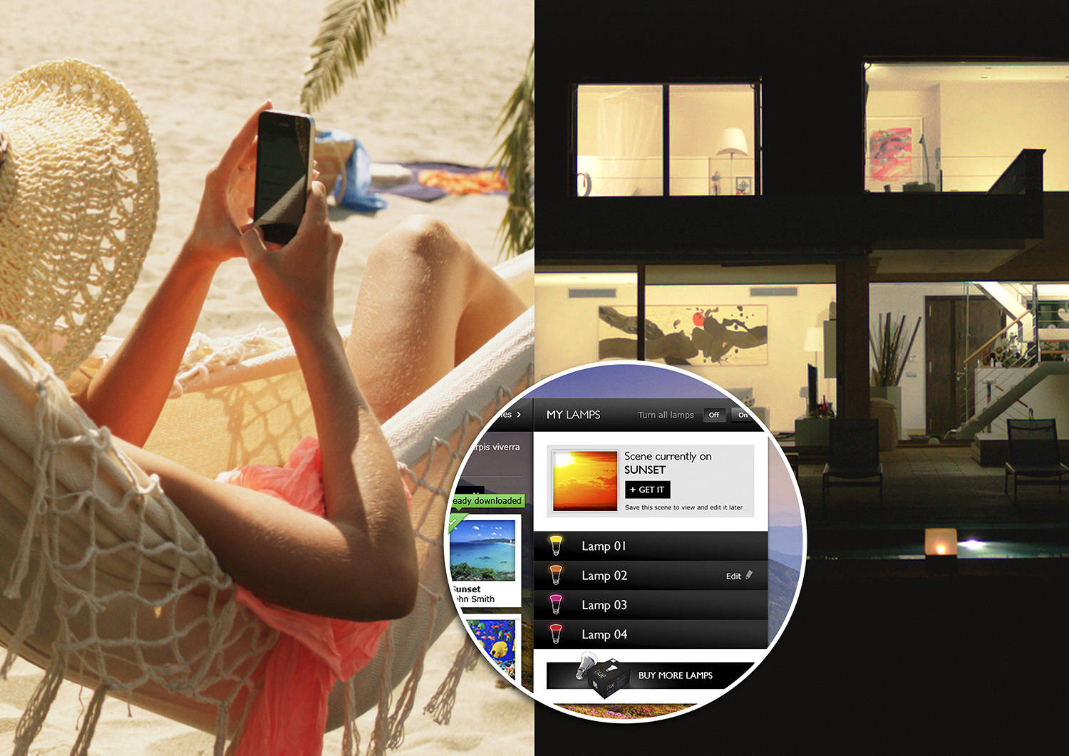 PHILIPS Hue Living Colors Iris Erweiterung LED Mehrfarbig