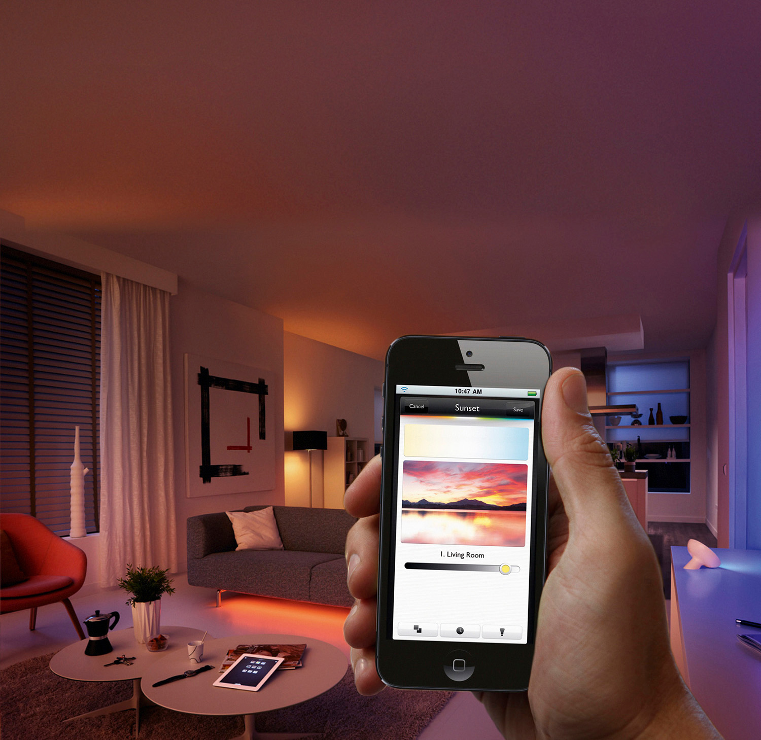 PHILIPS Hue Living Colors Iris Erweiterung LED Mehrfarbig