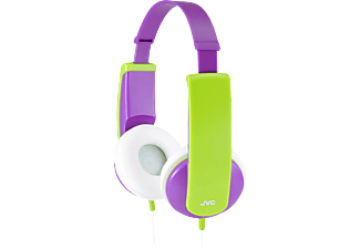 JVC HA-KD5 - Cuffie per bambini  (On-ear, Porpora/verde)