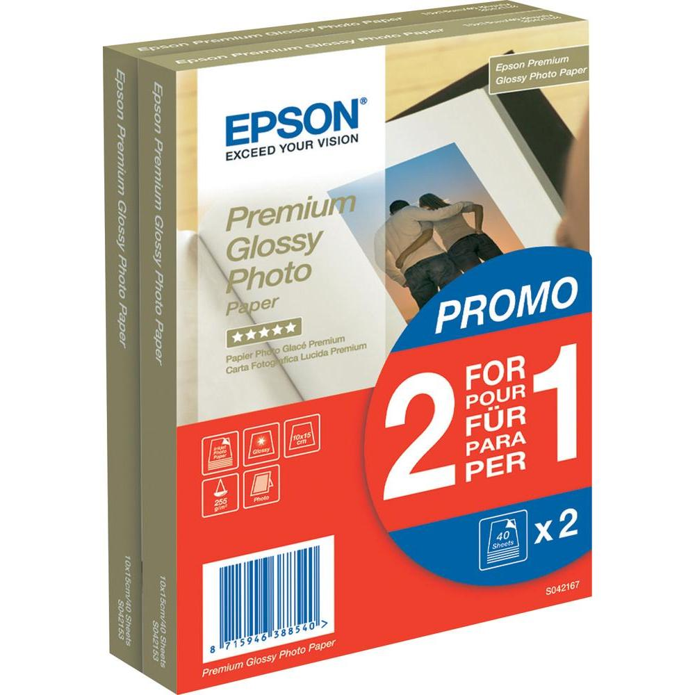 Epson S042167 Premium Glossy Fotopapier (10 X15 Cm)