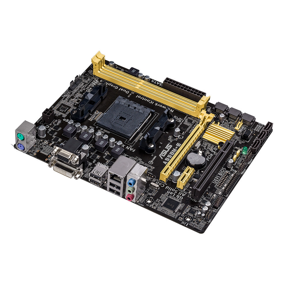 ASUS A55BM-E Soket FM2+ DDR3 2133MHz S+V+GL+16X Anakart