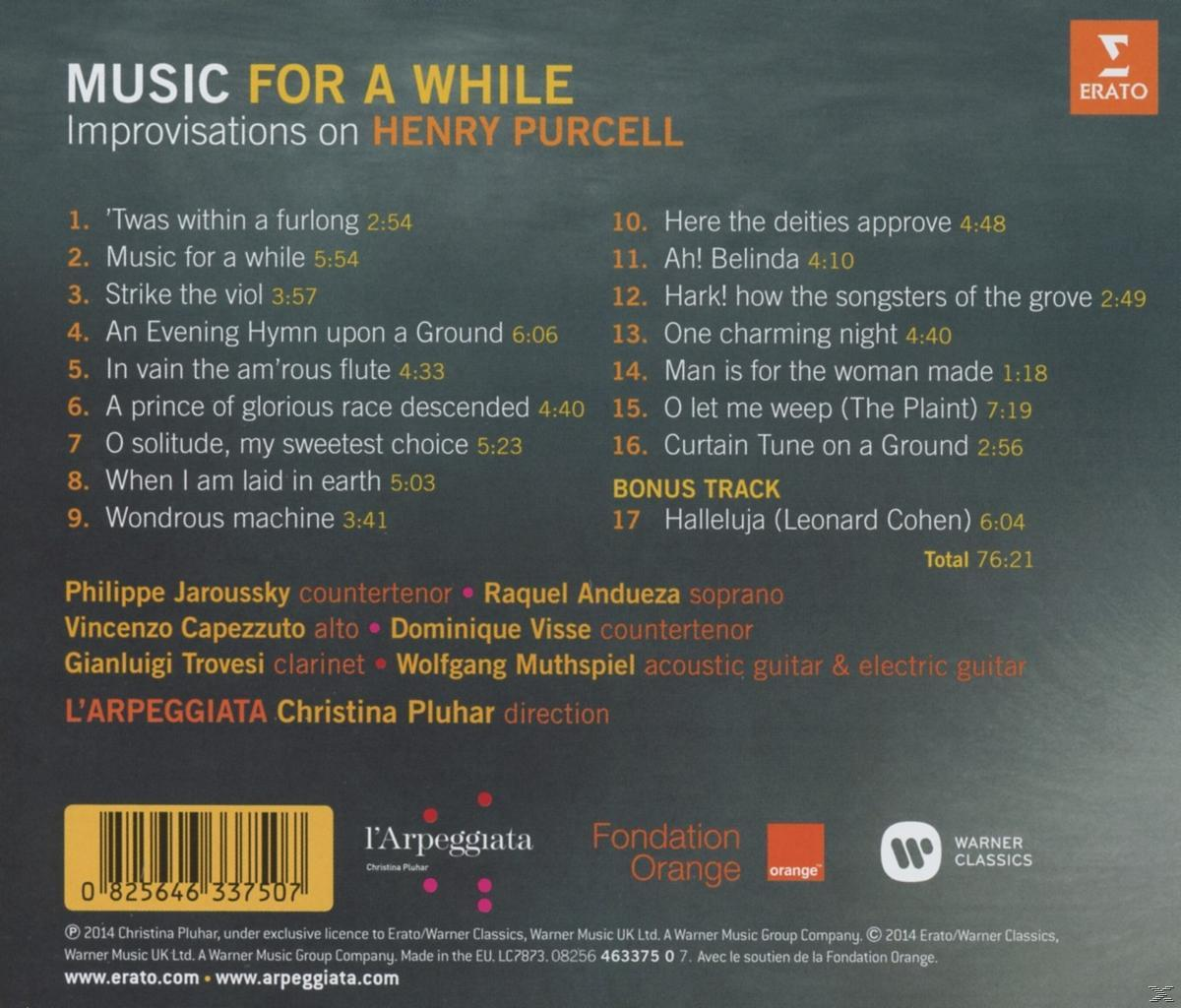 Albumcover mit Titelliste, Text und Logo.