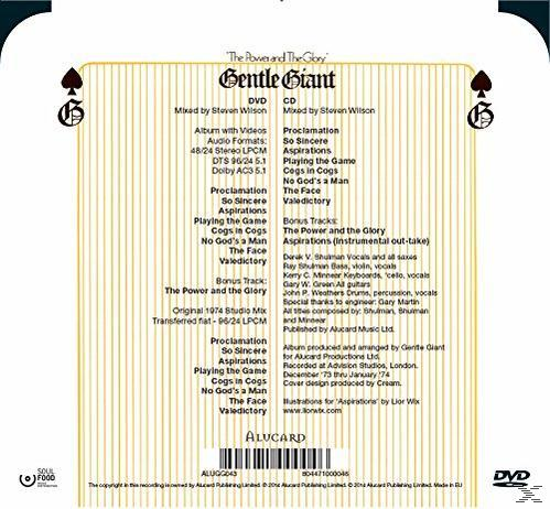 Mix) Gentle - Giant Glory 2.0 CD) + & Wilson The Steven Power (5.1 And - The (DVD