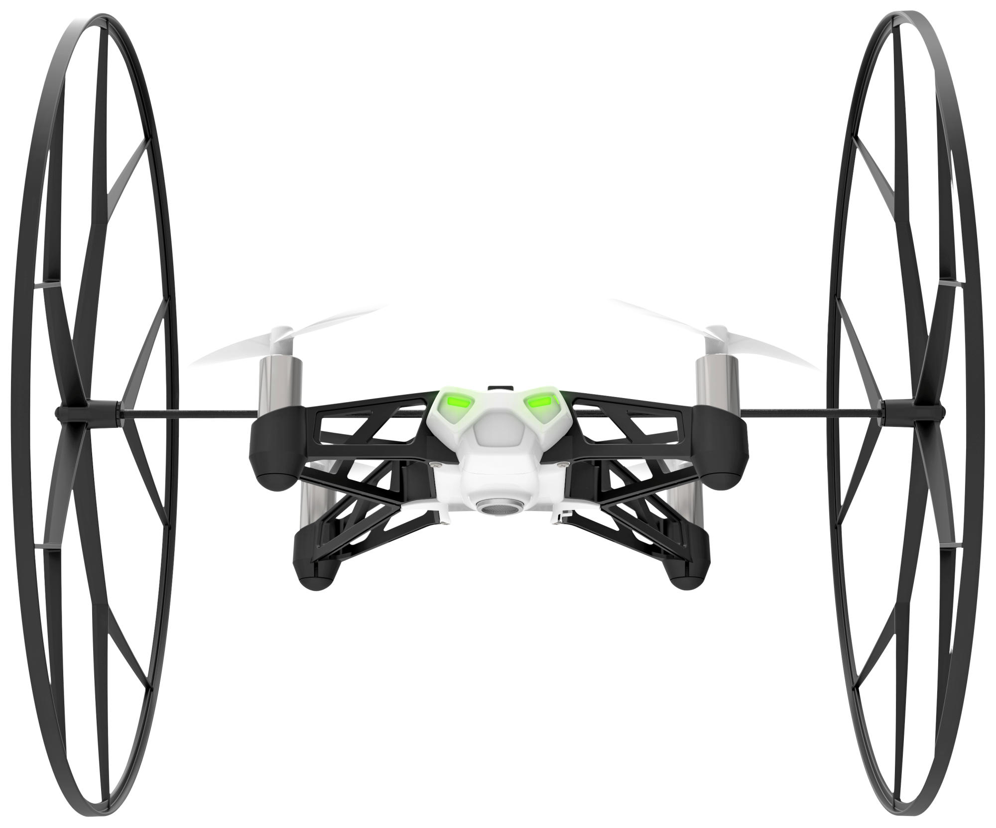 Mini Dron - Parrot Rolling Spider White, para aire y tierra, con cámara vertical