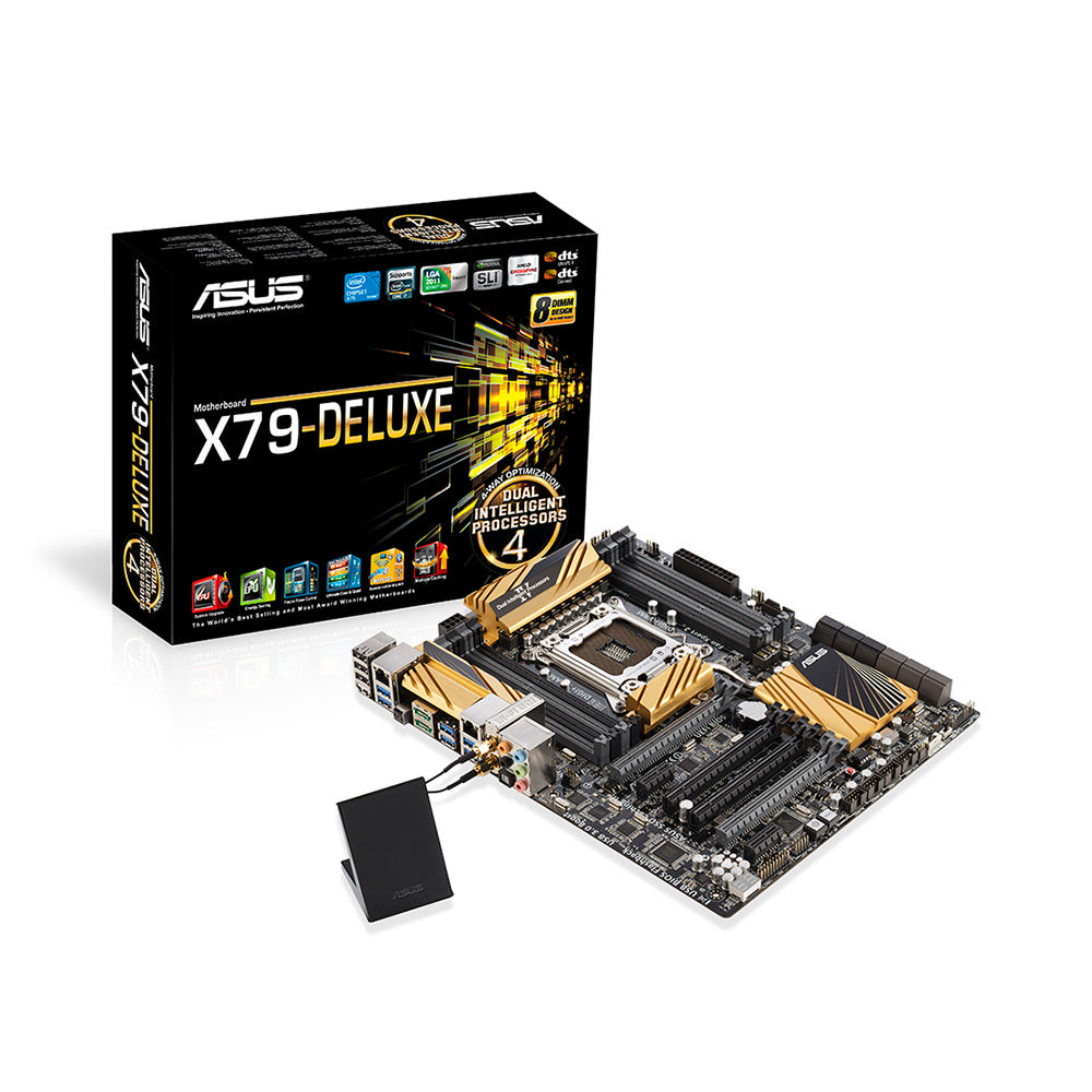 ASUS X79-Deluxe Soket 2011 DDR3 2800(O.C.) MHz USB 3.0 Anakart