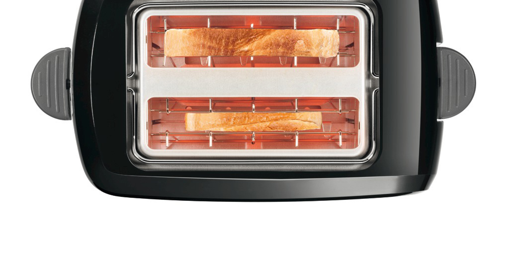 SIEMENS TT 3A0103 Toaster Schwarz (980 Watt, Schlitze: 2)