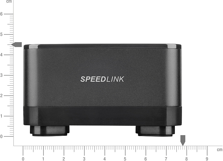 SPEEDLINK GEOVIS Bluetooth-Lautsprecher, Schwarz/grau