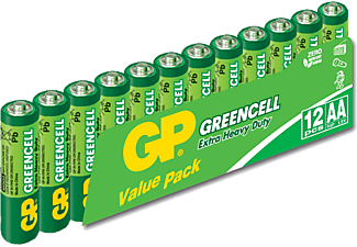 GP GP15G-VS 12x AA Çinko Karbon Kalem Pil