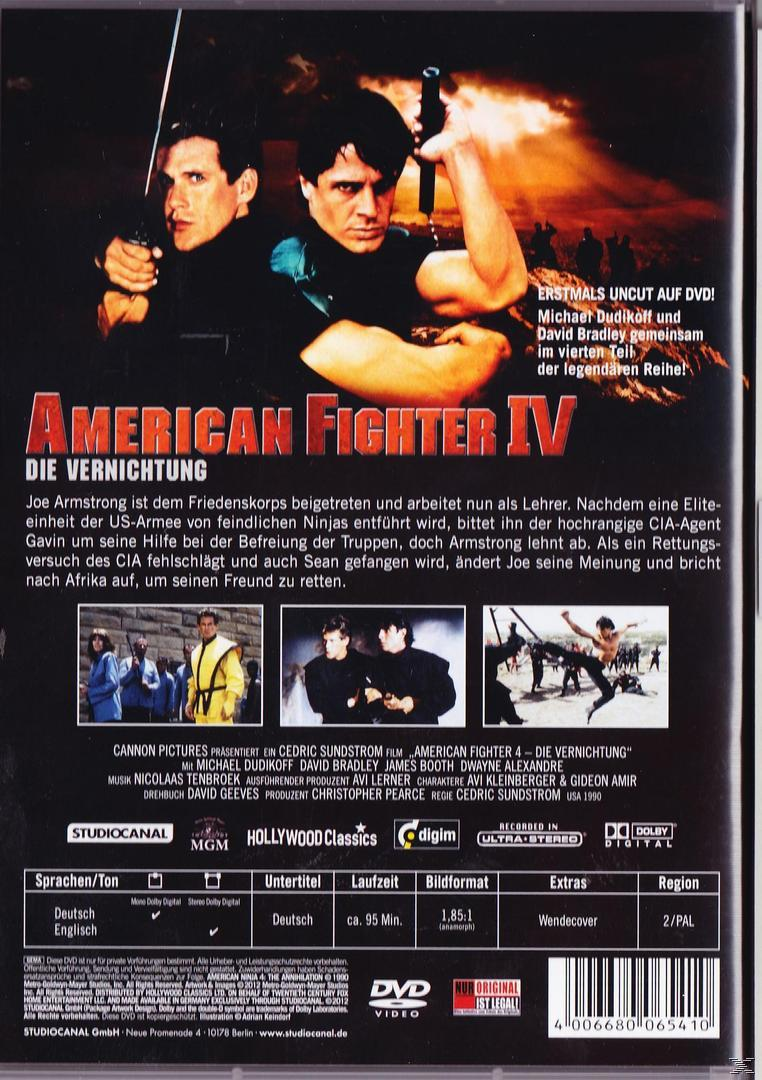 Blu-ray 4 Vernichtung Die - American Fighter