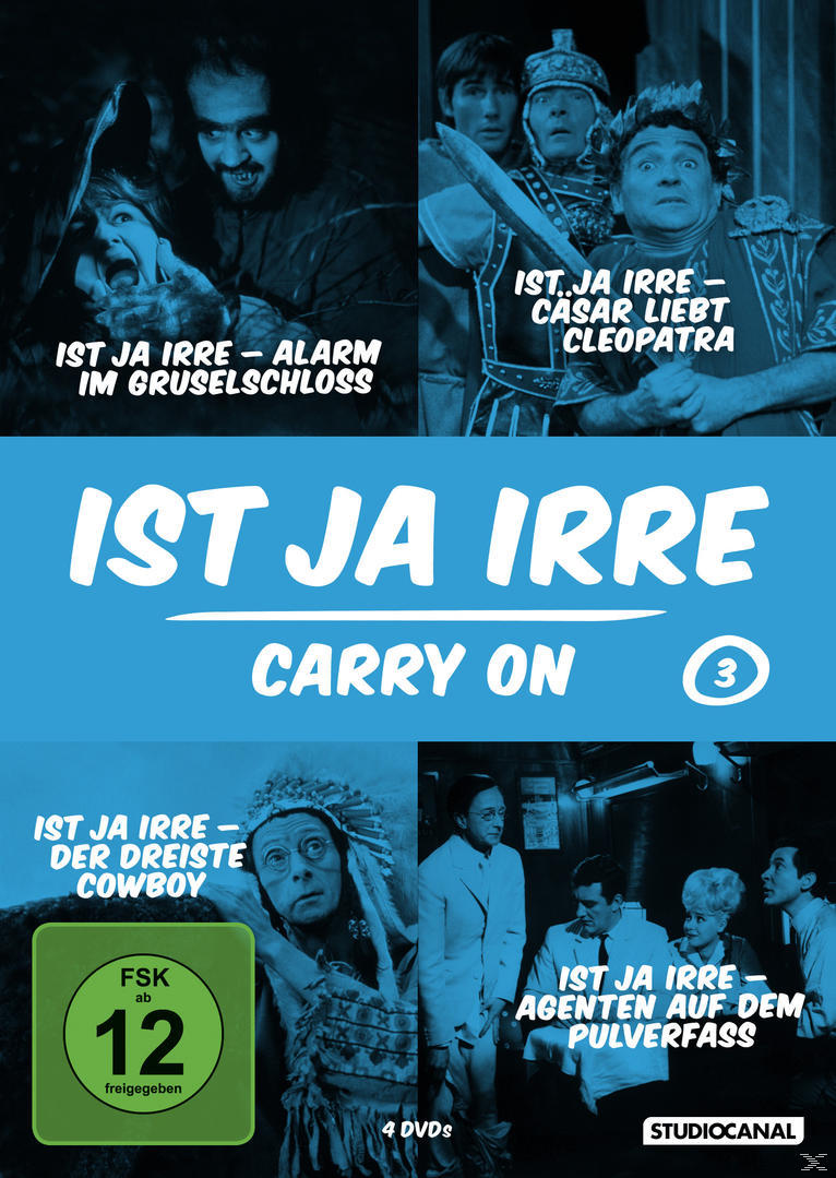 DVD-Cover mit einer Collage von Szenen. Es zeigt Schauspieler und Text auf Deutsch.