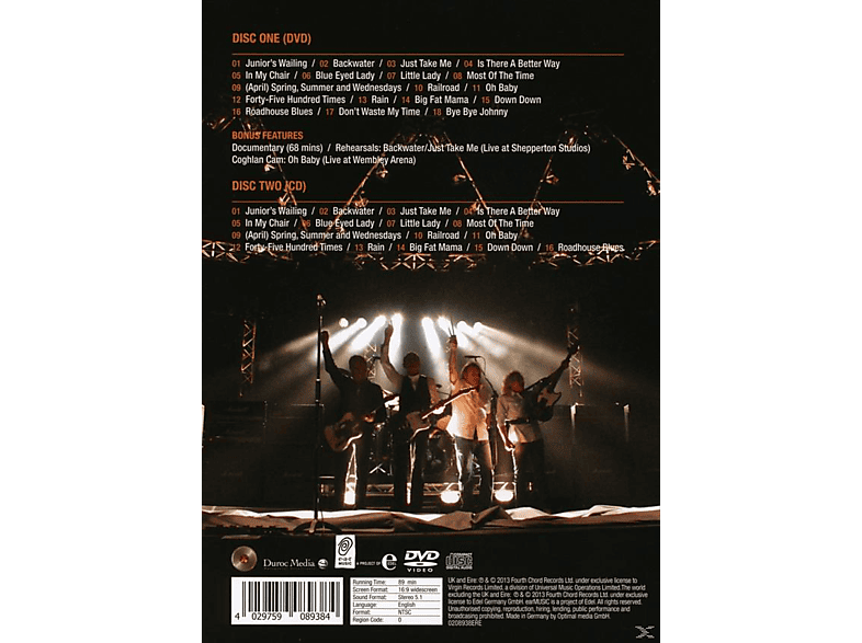 Thumbnail - Status Quo - Back2sq1-Live At Wembley (DVD + CD)