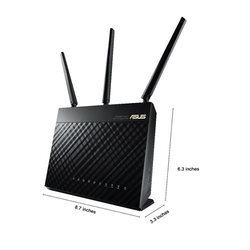 ASUS RT-AC68U V3 AC1900 AiMesh WiFi-5 Home-Office WLAN-Router