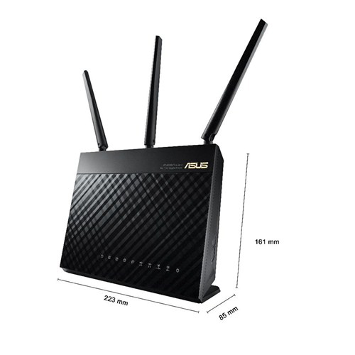 ASUS RT-AC68U V3 AC1900 AiMesh WiFi-5 Home-Office WLAN-Router