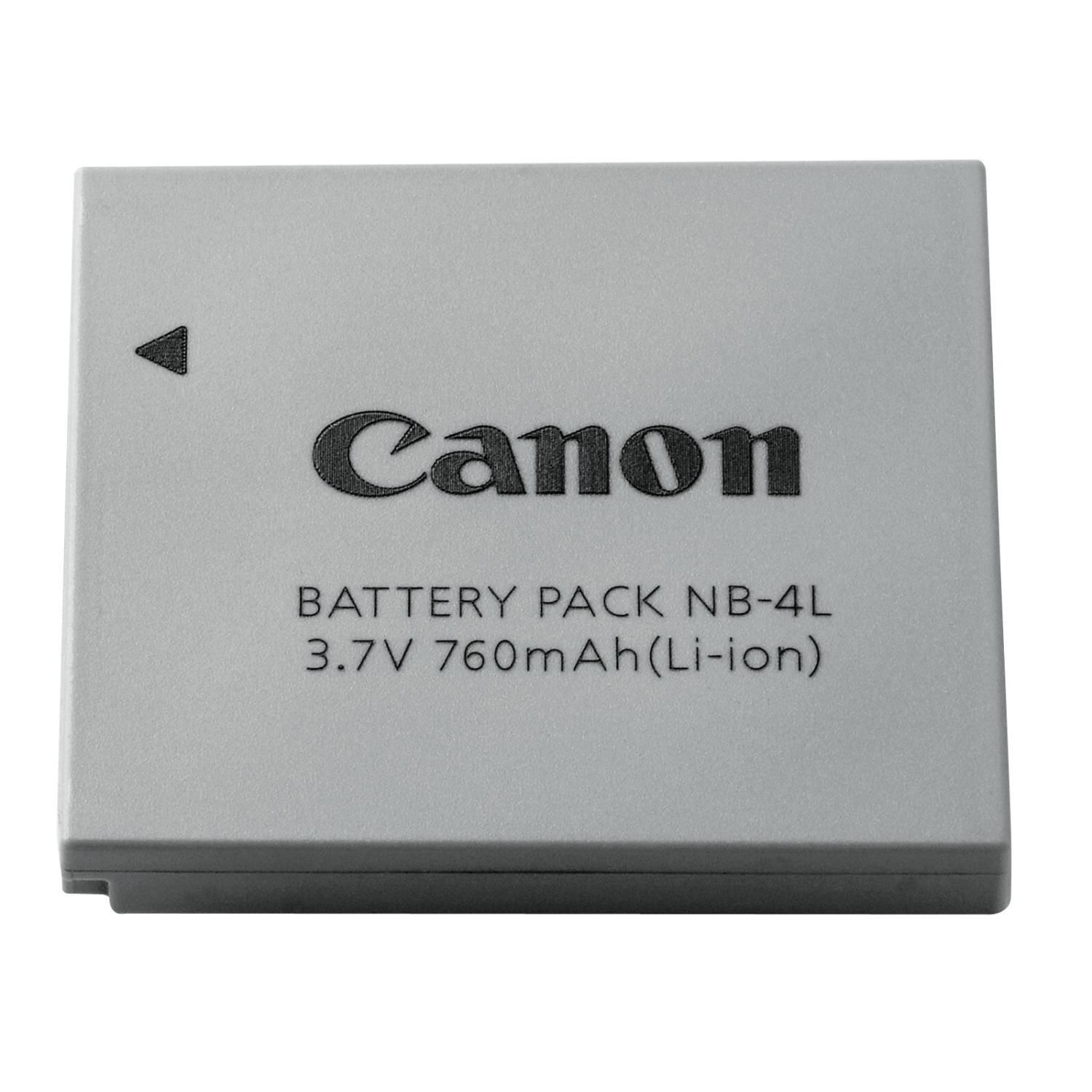 CANON NB-4L NB-4L Akku, Li-Ion, 3.7 Volt, 760 mAh