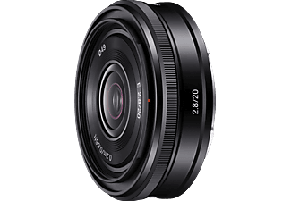 SONY SEL20F28 - 20 mm f/2.8 E, ASPH, Circulare Blende (Objektiv für Sony E-Mount, Schwarz)