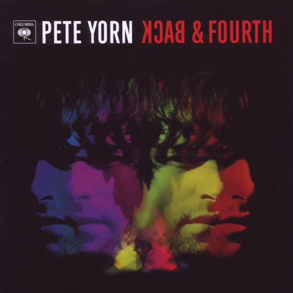Albumcover. Mehrfarbige Gesichter überlagert. Titel: Pete Yorn, Back & Fourth.