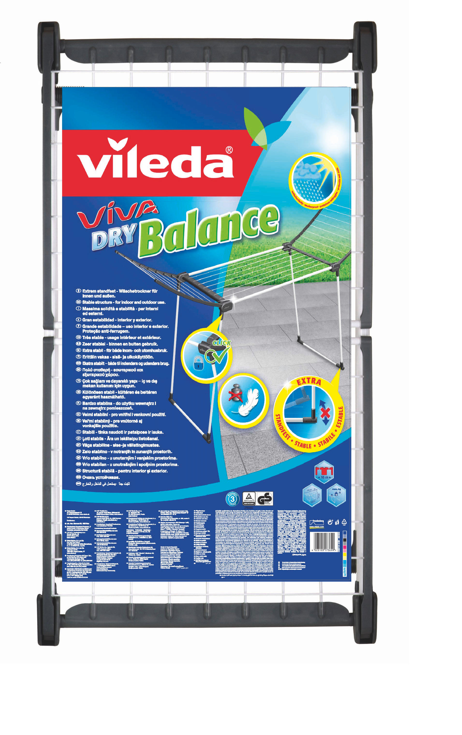 VILEDA 142407 Viva Dry Balance Wäschespinne