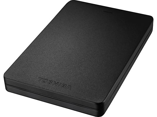 TOSHIBA Canvio Alu Festplatte, 1 TB HDD, 2,5 Zoll, extern, Schwarz