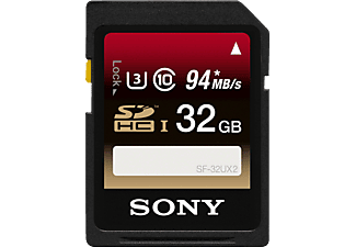 SONY microSDHC SF32UX2 Expert 32Go - Carte mémoire  (32 GB, 94 MB/s, Noir)