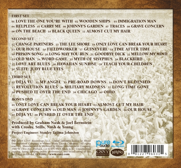Crosby, Stills, Nash & Young - Csny 1974  - (CD + DVD Video)