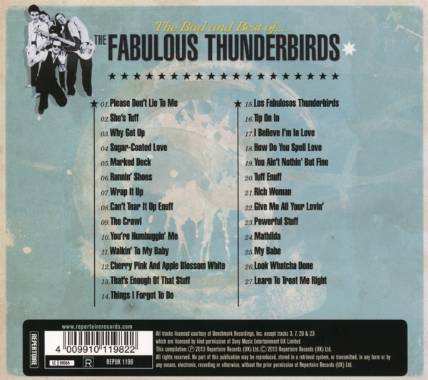 The Fabulous Thunderbirds - The Bad And Best Of The Fabulous Thunderbirds  - (CD)