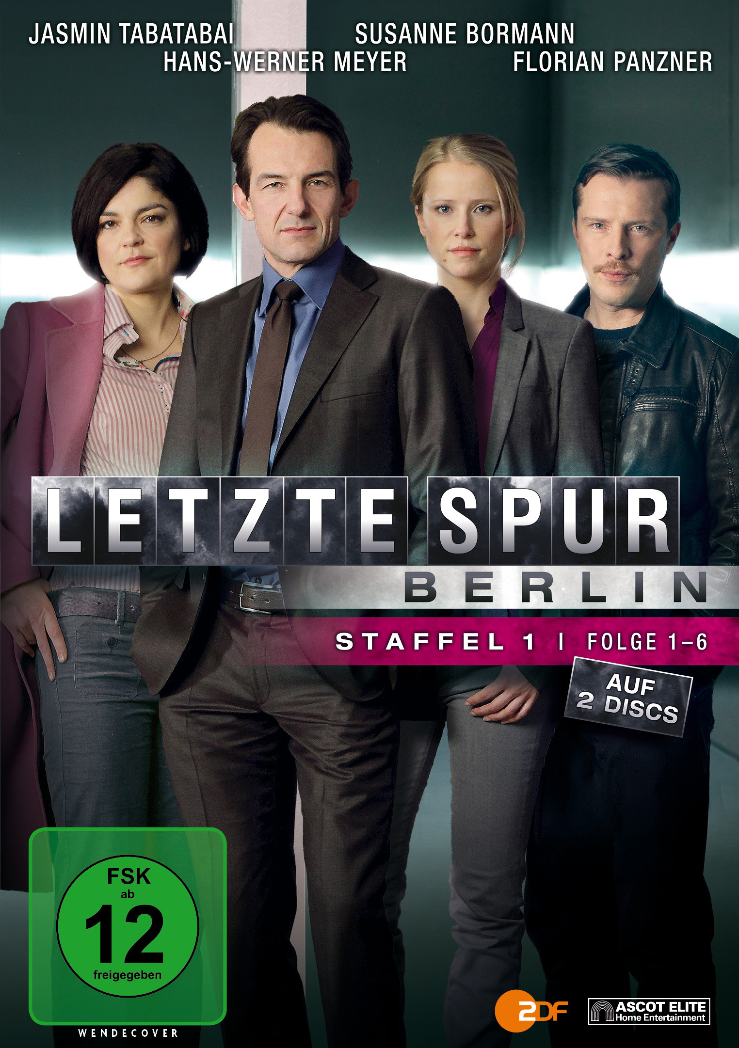DVD-Cover mit Schauspielern und Text.