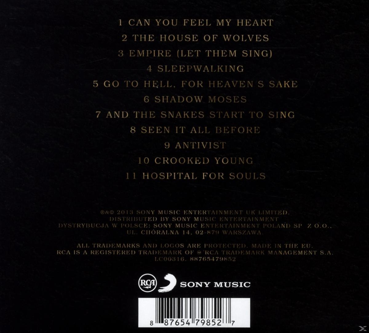 CD-Rückseite mit Trackliste, Urheberrechtsinformationen und RCA Sony Musik Logos.
