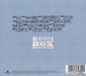 Album-Rückseite mit Songtiteln in Weiß auf hellblauem Hintergrund, mit Barcode.