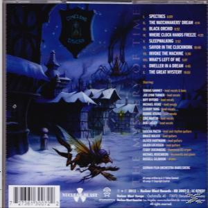 CD-borító hátulja téli jelenettel, a "TIME" zenekar nevével és a számlistával.
