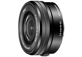 SONY SELP1650 16 mm - 50 mm f/3.5-5.6 OSS, ED, ASPH, Circulare Blende (Objektiv für Sony E-Mount, Schwarz)