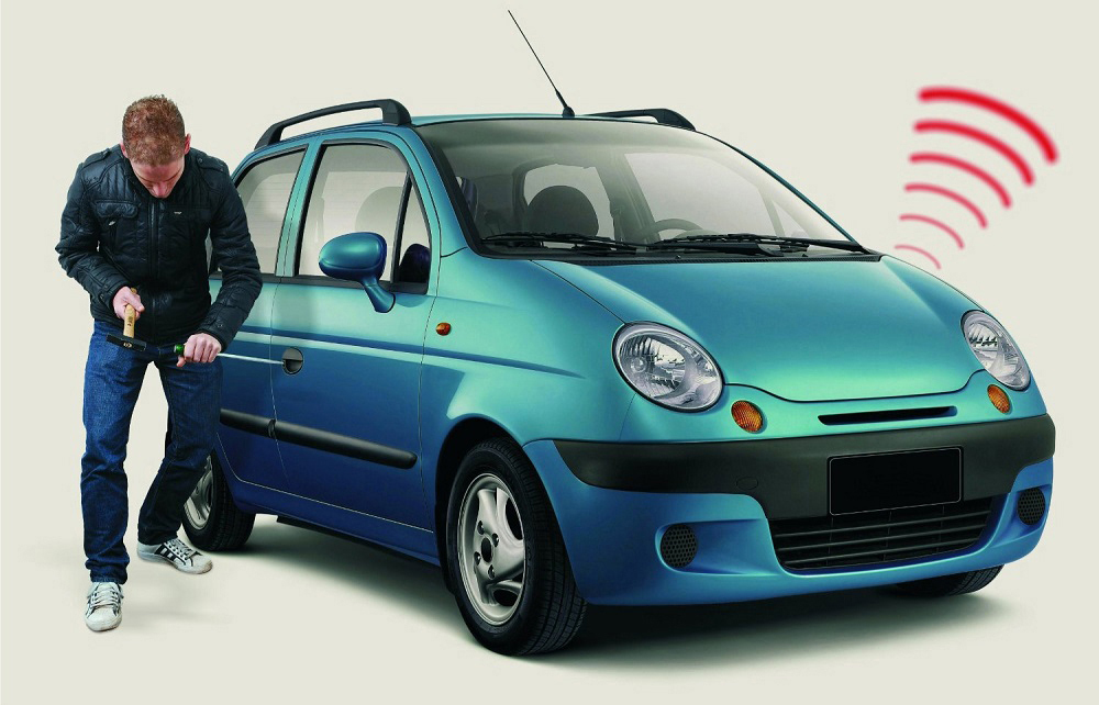 ELRO CAR1 Autoalarmanlage, Schwarz