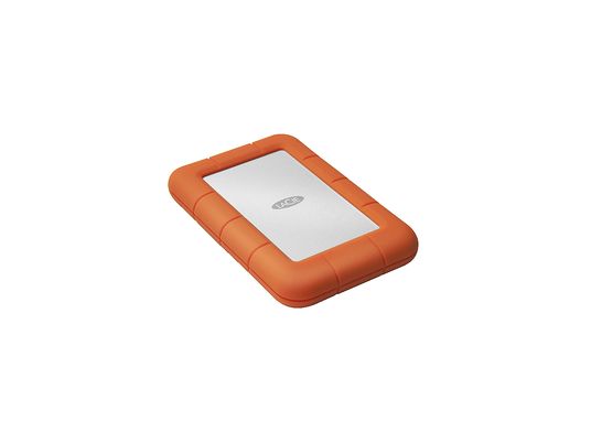 LACIE Rugged Mini - Disco rigido esterno (HDD, 2 TB, Argento/arancione)