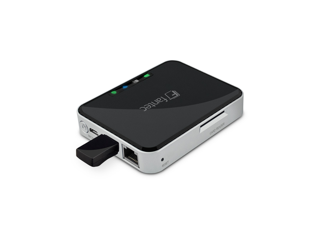 FANTEC 1701 MWiD25-DS WLAN Docking Station Schwarz}