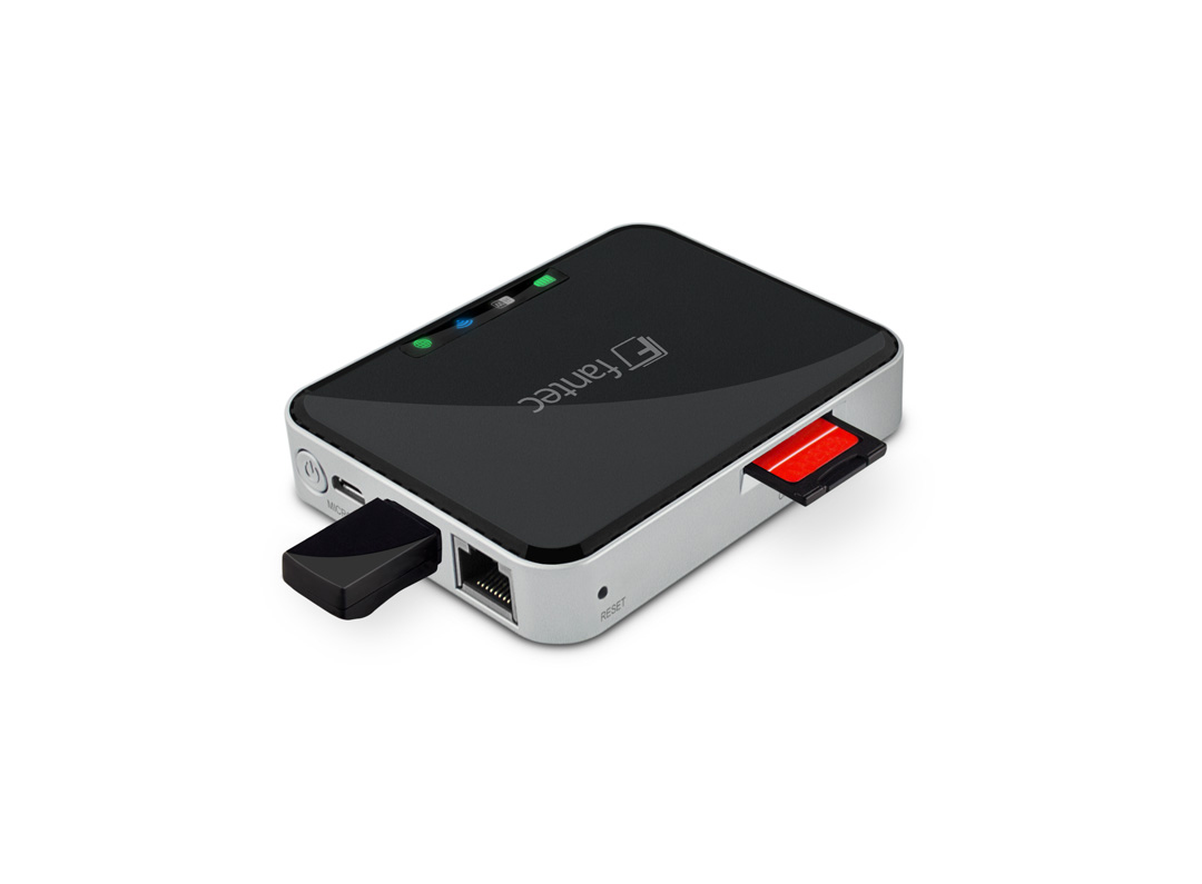 FANTEC 1701 MWiD25-DS WLAN Docking Station Schwarz}