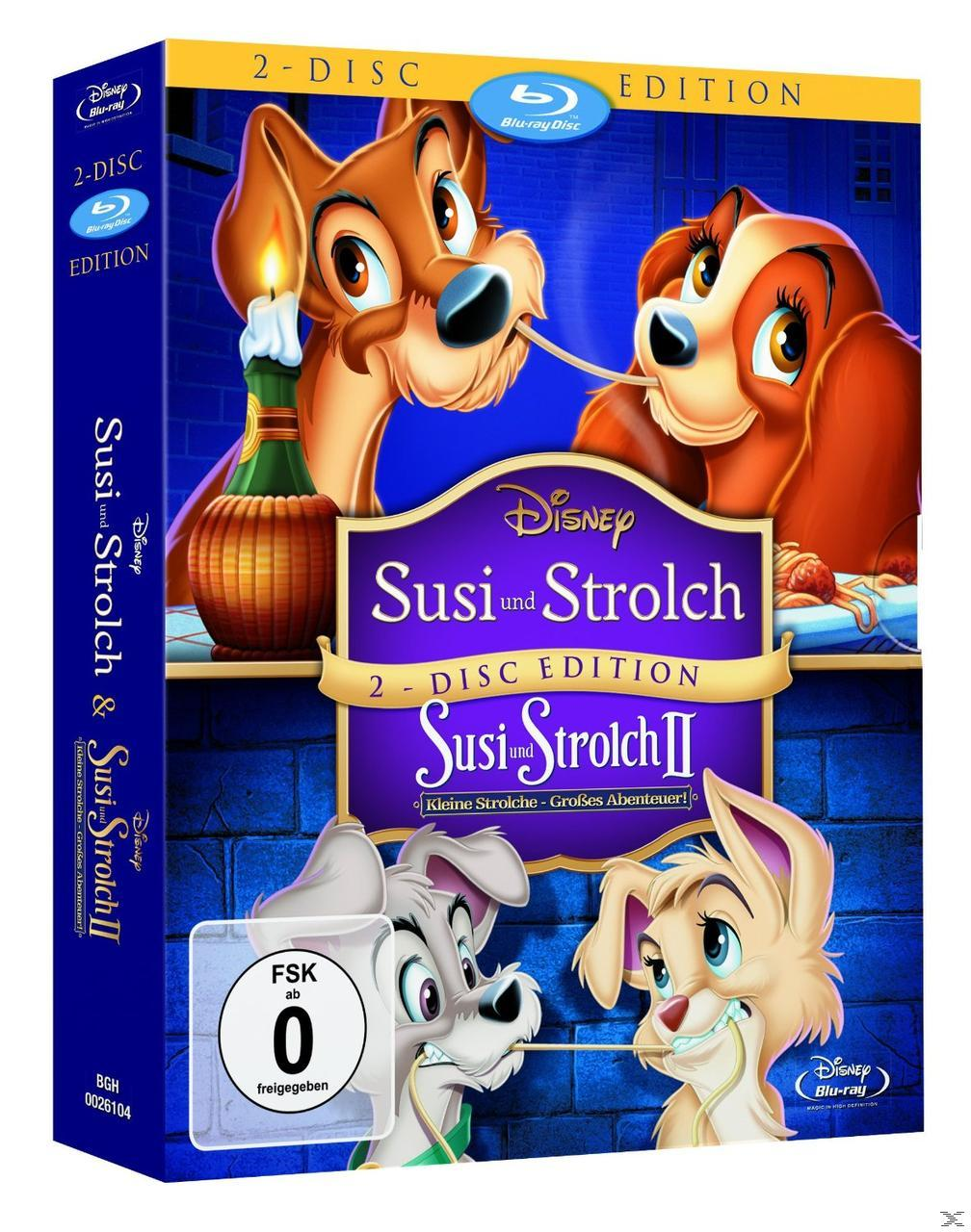 Susi & Strolch 1 & 2 (Digibook) Blu-ray
