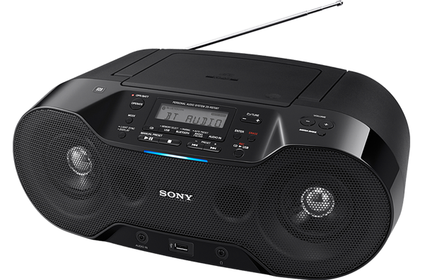 SONY ZS-RS70BTB hordozható CD-s rádió bluetooth funkcióval