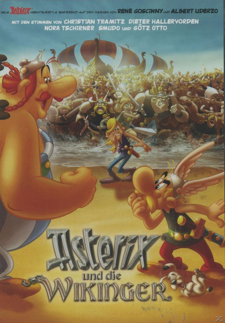 Filmposter: Cartoon Asterix und andere, Titel: Asterix und die Wikinger.