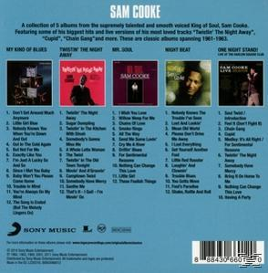 CD-Cover mit 5 Alben und Titellisten.