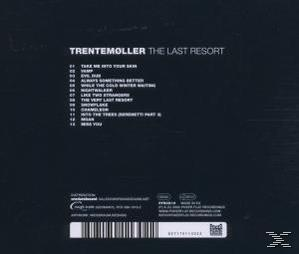 Rückseite des Albums 'The Last Resort' von Trentemøller, mit Trackliste und Barcode.