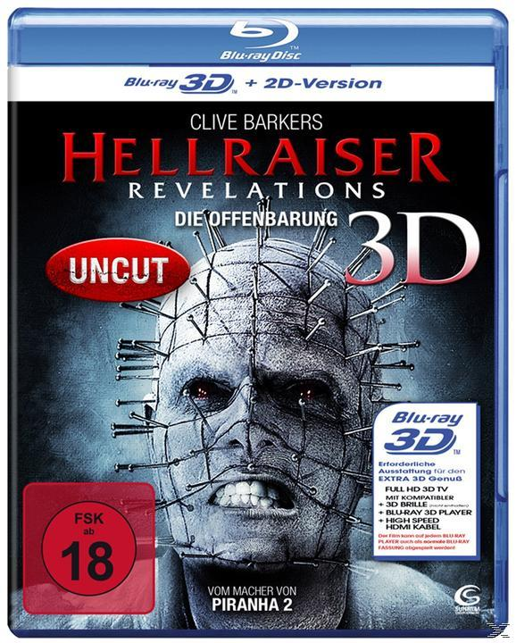 Hellraiser: Revelations (Uncut, 3D) 3D Blu-ray (+2D)