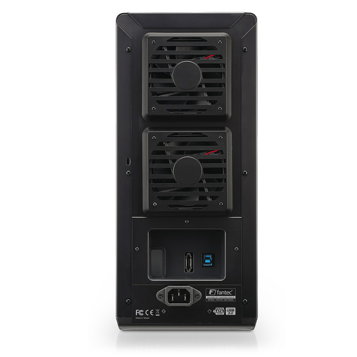 FANTEC 1465 QB-X8US3R Festplattengehäuse 3,5 Zoll Schwarz}