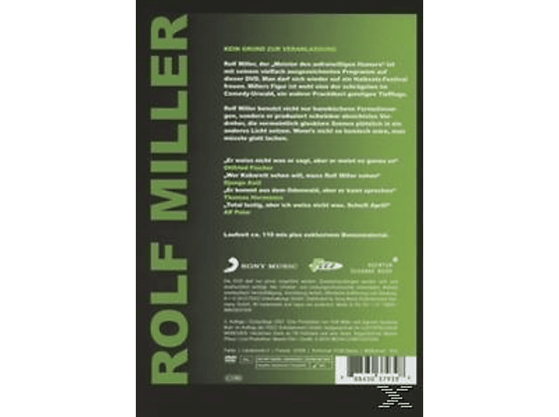 Thumbnail - Rolf Miller - Kein Grund Zur Veranlassung DVD
