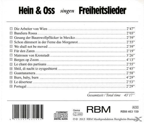Hein & Oss - Hein & Oss Singen Freiheitslieder  - (CD)