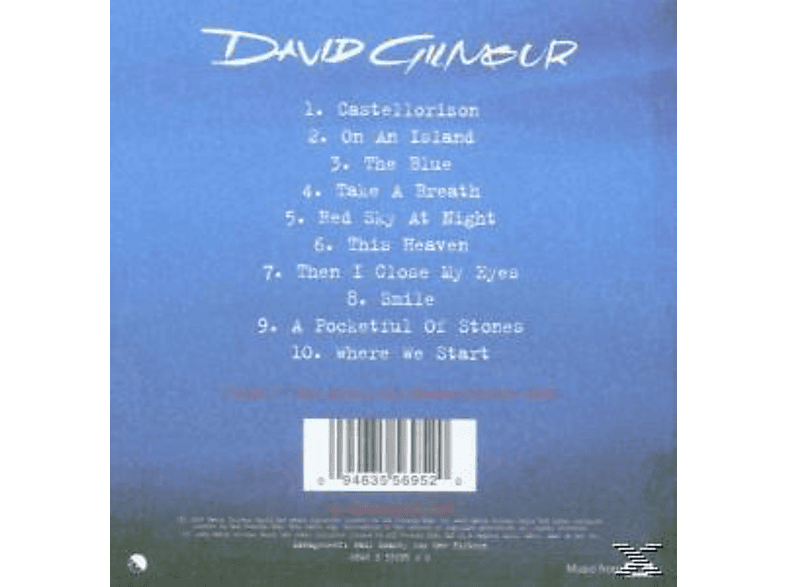 Thumbnail - David Gilmour - On An Island (CD)
