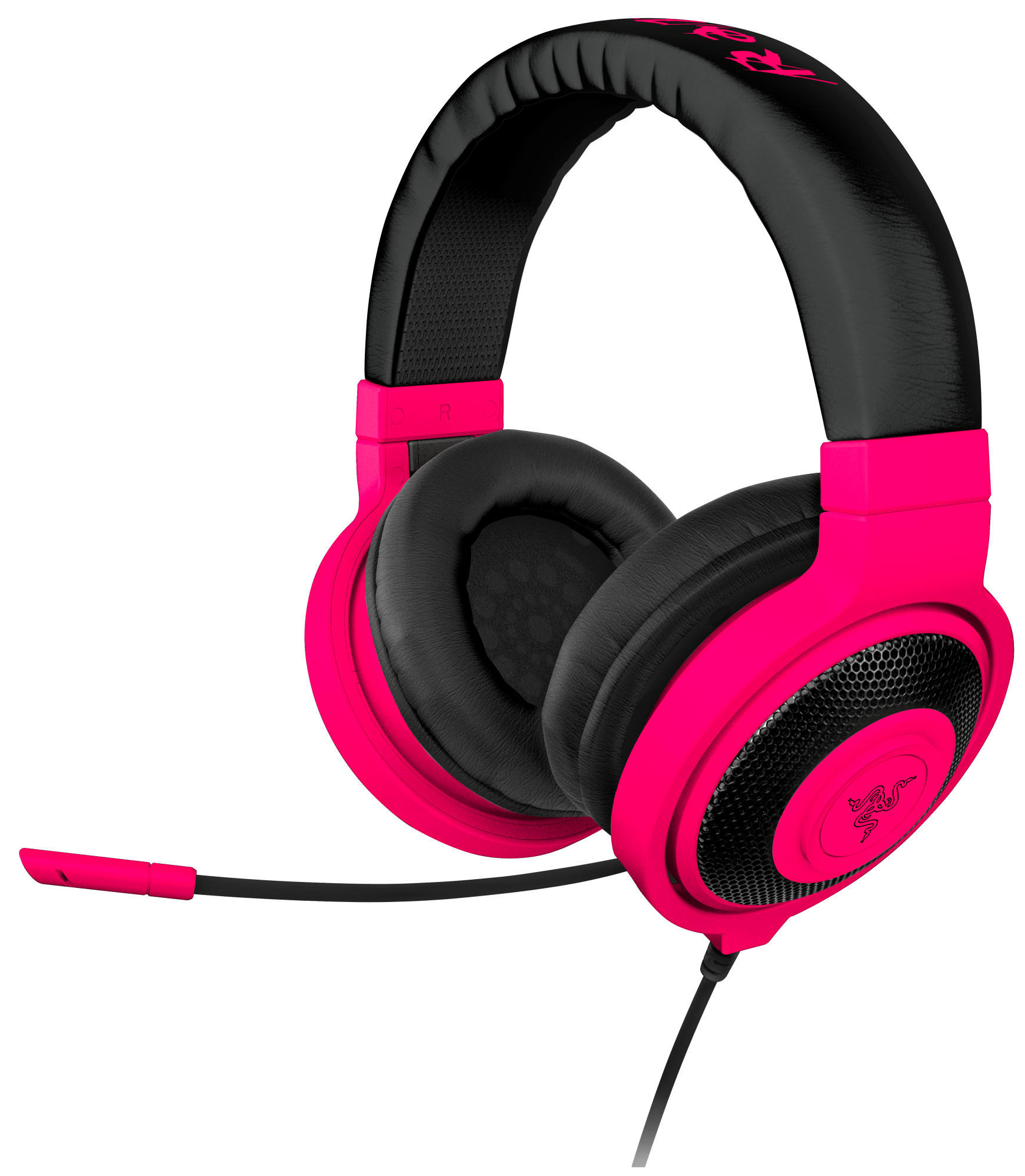 Auriculares gaming | Razer Kraken Pro Neon en rojo, con micrófono retráctil