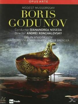 Opern-CD-Cover, das einen goldenen Kelch mit roter Flüssigkeit darstellt. Dunkler Hintergrund mit Text auf dem Cover.