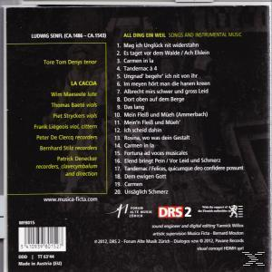 La Caccia, Patrick Denecker, Tore Tom Denys - All Ding Ein Weil  - (CD)