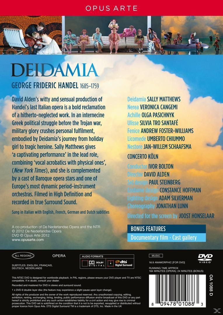 Sally Matthews, Olga Pasichnyk, Silvia Tro Santafe, Andrew Foster-Williams, Umberto Chiummo, Jan-Willem Schaafsma, Cangemi Veronica - Deidamia  - (DVD)